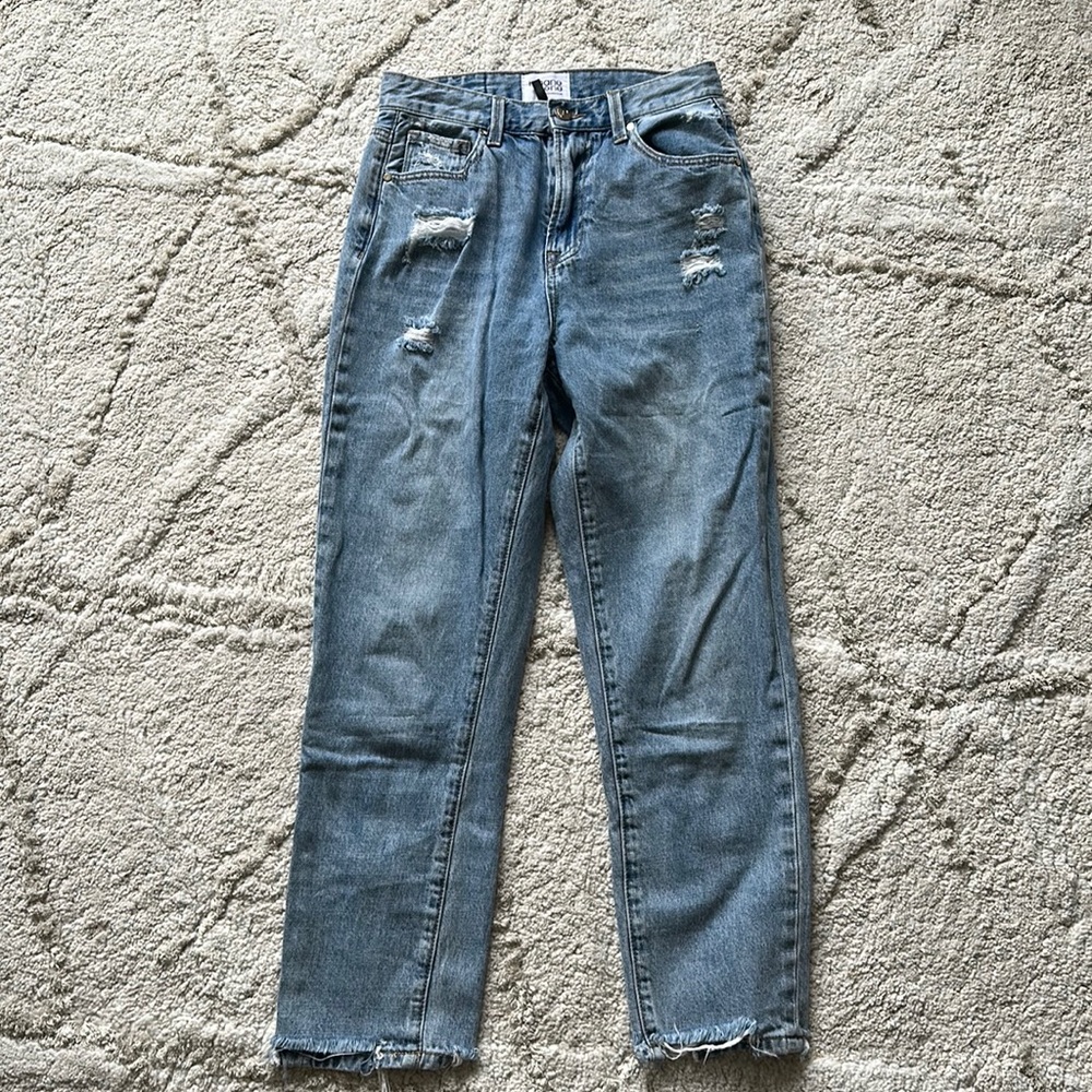 Light wash jeans